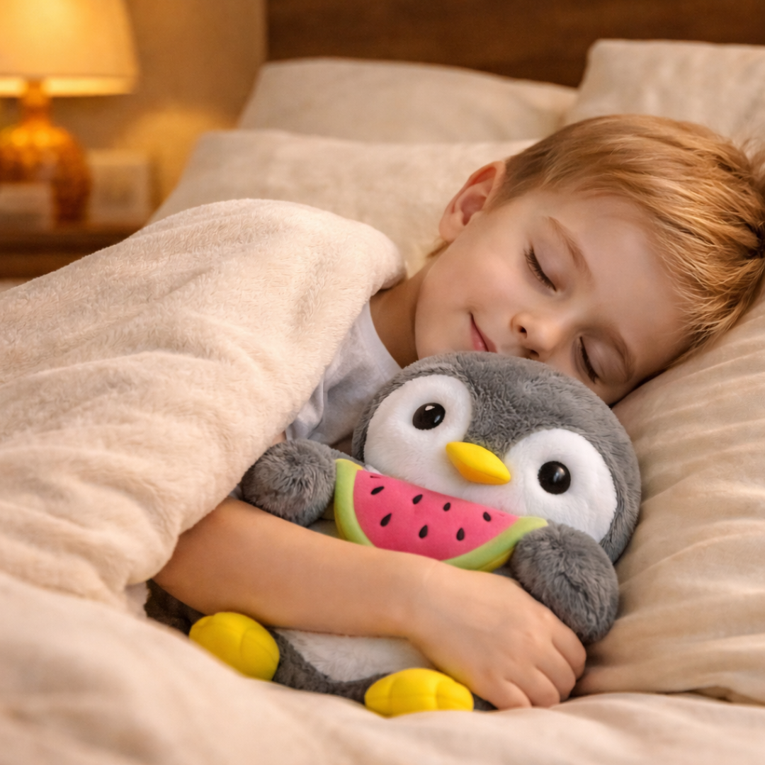 Peluche que respira y te ayuda a dormir